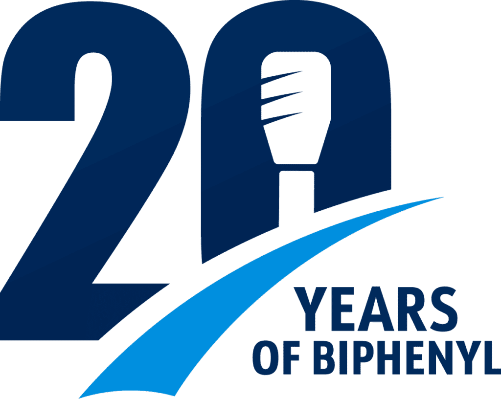 Biphenyl 20 years logo final