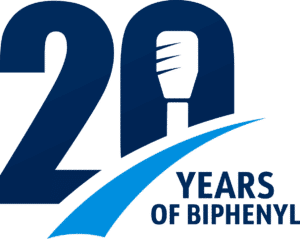 Biphenyl 20 years logo final