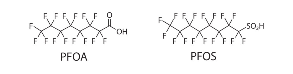 PFASとはなんですか? - PFOA and PFOS structures