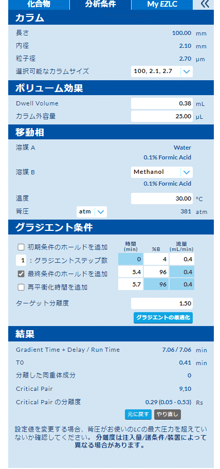 Pro <em>EZ</em>LC Chromatogram Modeler ヘルプ - 30 9 suzuki