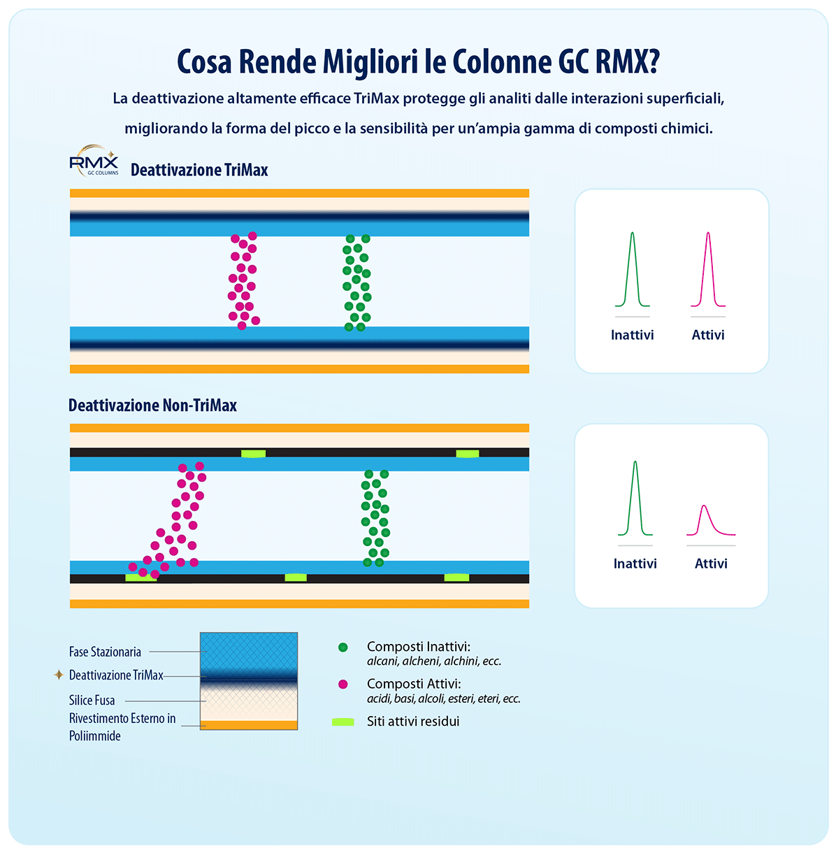 Metodo GC-MS/MS Completo per i Semivolatili in Tracce - RMX Graphic Ad What Makes RMX Better HTML 1 IT
