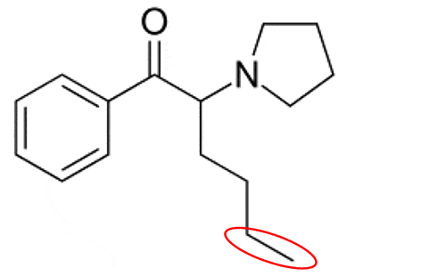 Are you struggling to separate synthetic cathinone isomers? Click here! - Chemical Structure of α-PHP