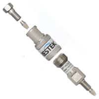 a close-up of a syringe