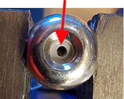 Just don’t do it!! Don’t overtighten your LC direct connect guard. - PEEK ferrule immovably embedded within an HPLC column