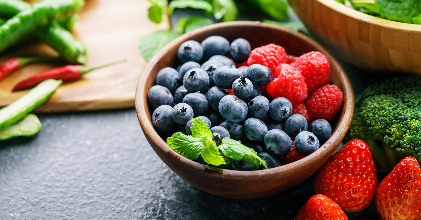 bowl of fresh berries