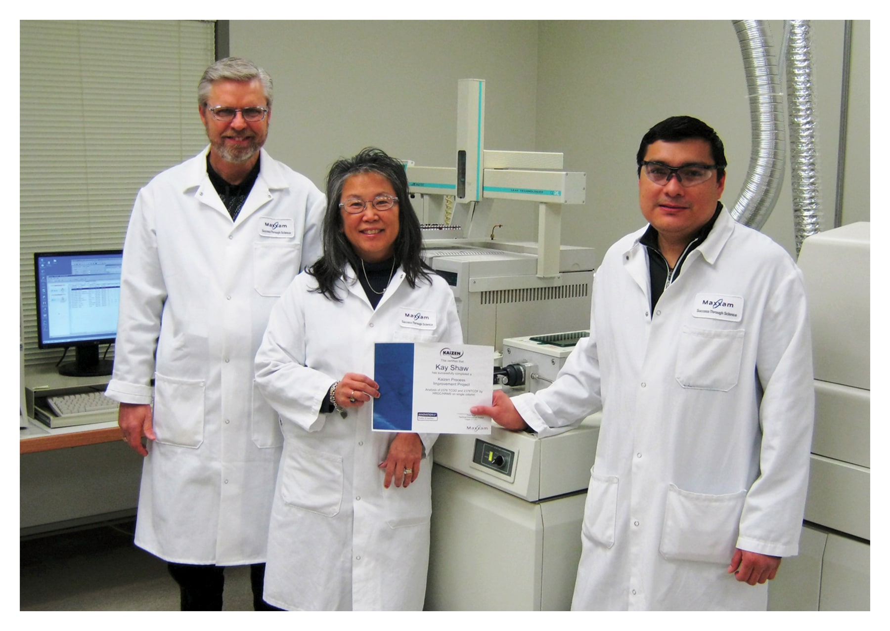 Increase Productivity for Dioxin and Furan Analysis with Rtx-Dioxin2 GC Columns - Maxxam Analytics HRMS Group Receives Kaizen Award for Productivity Improvements