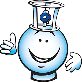 Cheerful anthropomorphized SilcoCan air cannister.