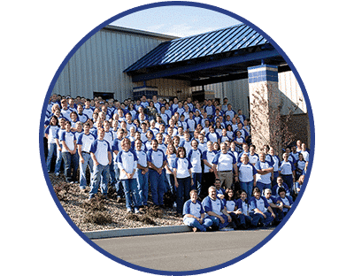 Restek employees celebrating outside Restek's main campus in Bellefonte, Pennsylvania, United States.