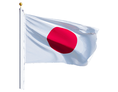 Flag of Japan.